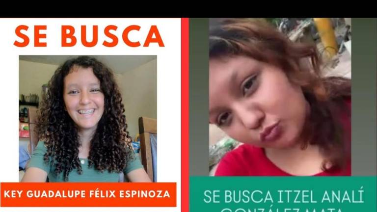 Familiares de Key Guadalupe e Itzel Analí solicitan la ayuda de la sociedad para la localización de las menores.