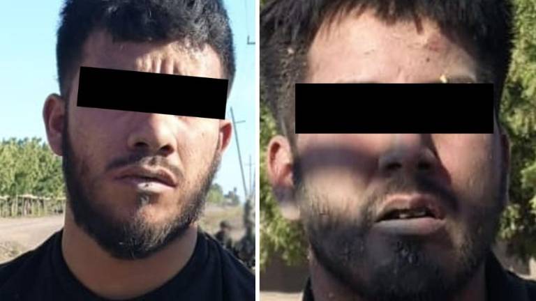 Dos hombres fueron detenidos tras una persecución armada con elementos del Ejército Mexicano en Navolato.