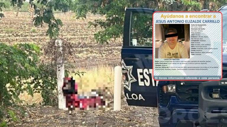 Autoridades resguardaron la zona del hallazgo del cuerpo del joven en la autopista Benito Juárez.