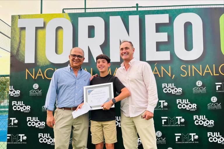 Reconocen a Jerónimo Velazco por su destacada actuación en Torneo Nacional G2 Sinaloa 2025