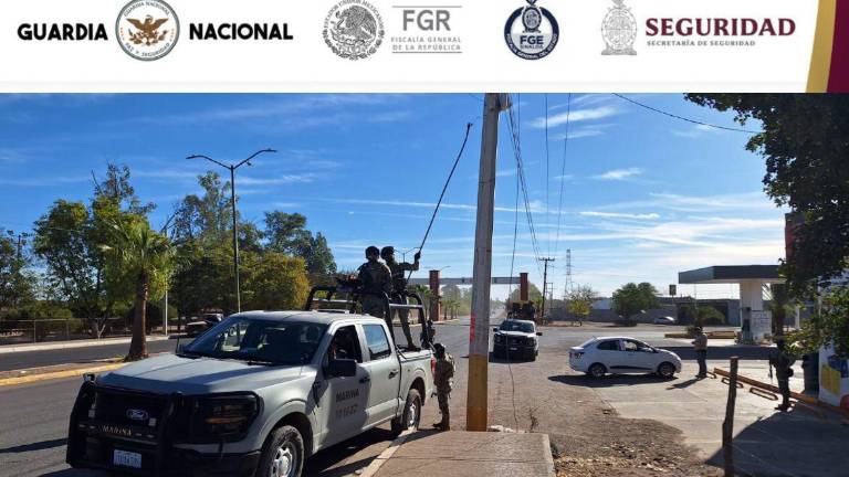 Los aseguramientos se realizaron en Culiacán, Mazatlán y Navolato.
