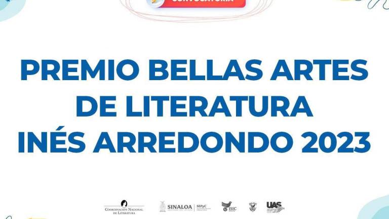 Lanzan convocatoria para el Premio Bellas Artes de Literatura Inés Arredondo 2023.