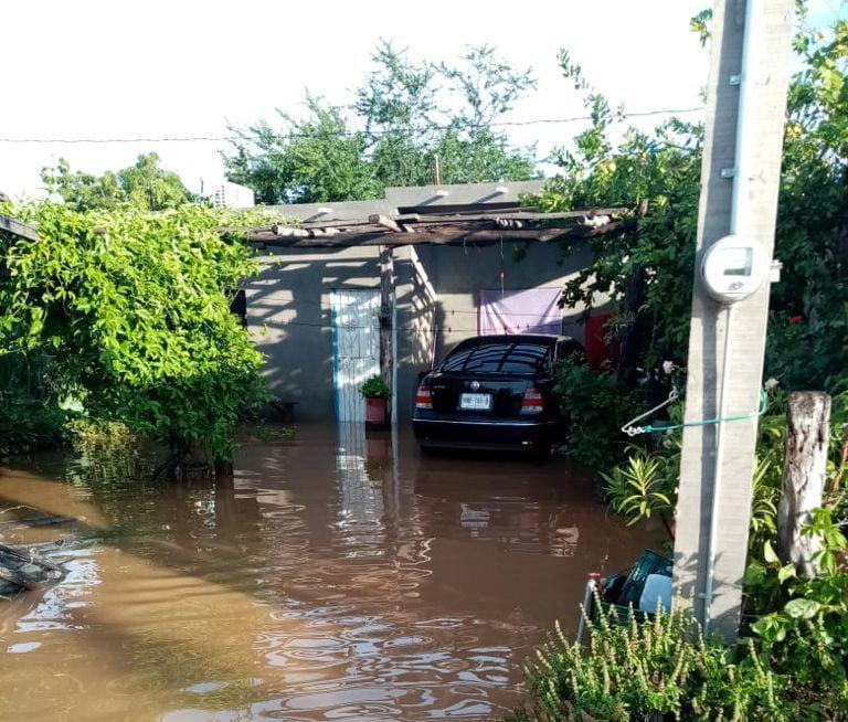 $!Protección Civil de Rosario reporta 70 viviendas inundadas por las lluvias