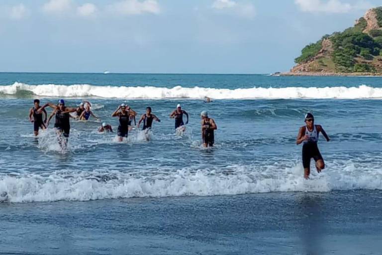 Realiza Selección de Triatlón de Sinaloa primera concentración en Mazatlán
