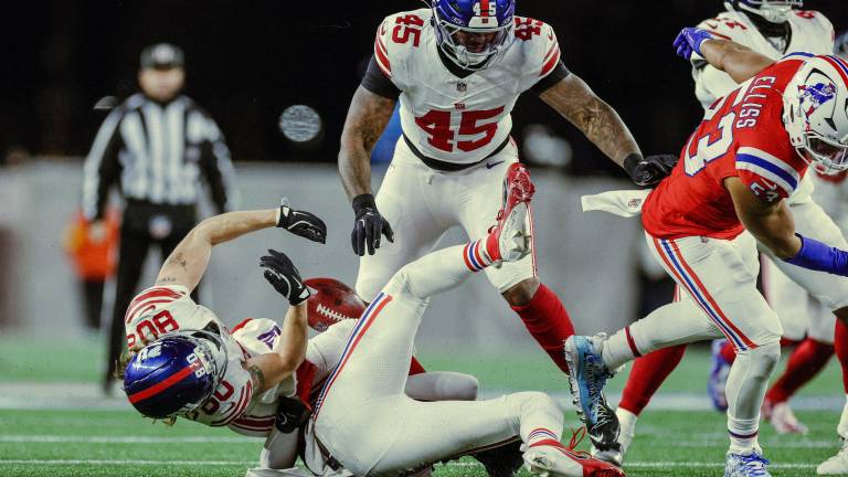 Los Giants tuvieron una noche opaca en casa de los Pats.