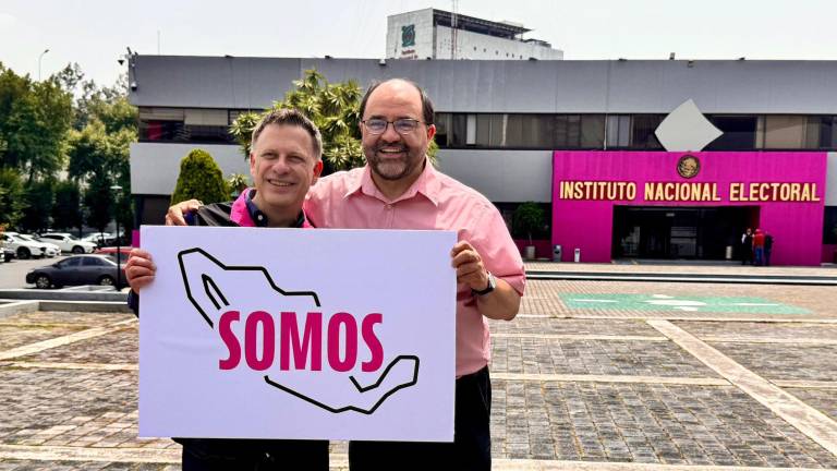 Somos México presentó ante el INE su propuesta para adoptar la denominación “SOMOS”, acompañada de un nuevo emblema que incorpora la silueta de México.