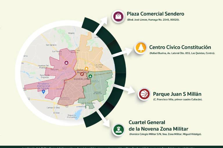 En Culiacán, aplicarán segunda dosis de la vacuna contra el Covid-19 a adultos de 50 a 59 años de edad