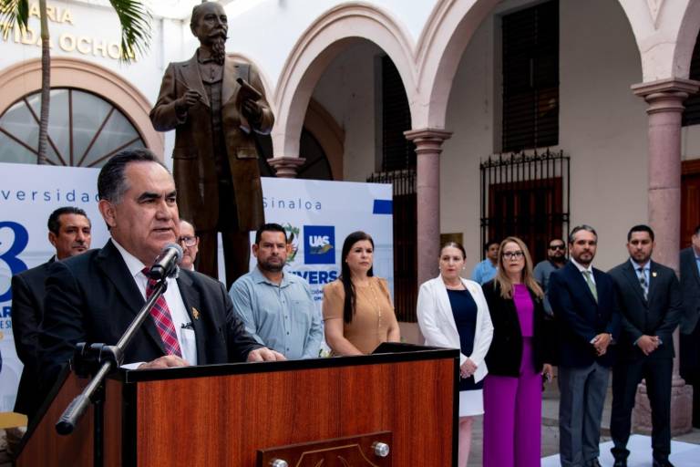 Encabeza el Rector Jesús Madueña los festejos por el 153 Aniversario de la UAS, reafirmando su compromiso con la excelencia, el humanismo y el futuro de Sinaloa