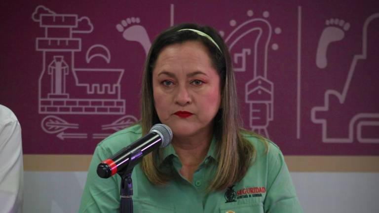 Verona Hernández, vocera de la Secretaría de Seguridad Pública de Sinaloa.
