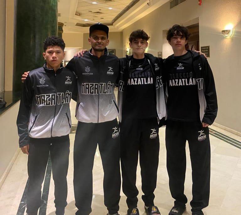 $!Ciclismo y basquetbol 3x3, primer contingente mazatleco en llegar a la etapa estatal de los Nacionales Conade 2023