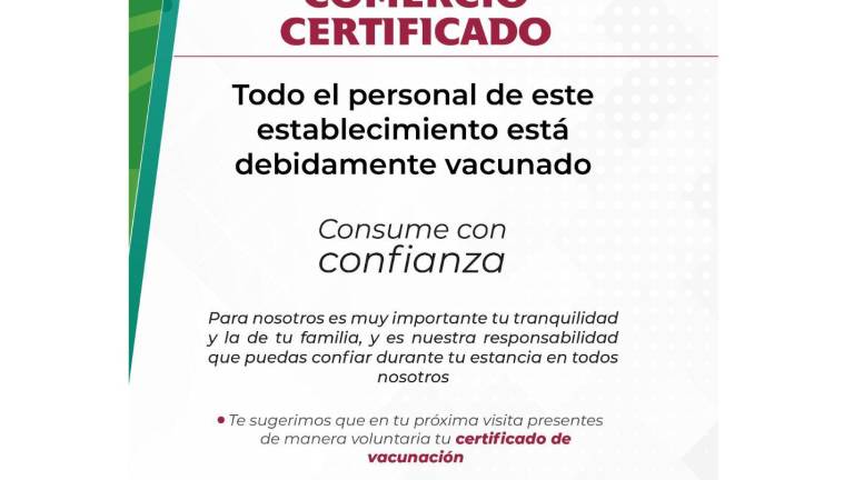 Antros exigirán desde este viernes certificados de vacunación en Culiacán; en restaurantes será voluntaria