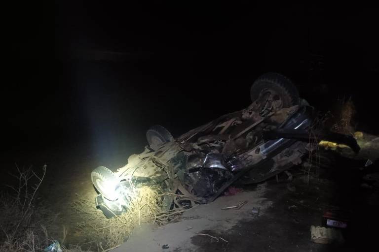 Un muerto y un lesionado deja accidente sobre la carretera Escuinapa-Teacapán