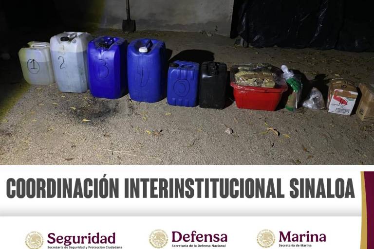 Tras cateo en Culiacán, aseguran precursores químicos para la elaboración de drogas