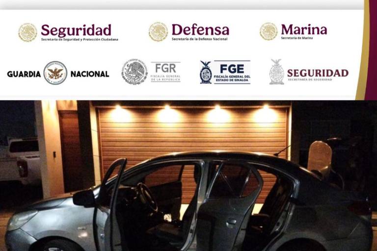 Ejército recupera vehículo robado en la colonia Libertad, en Culiacán