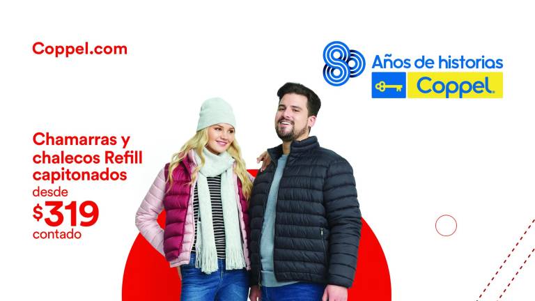 Chamarras y chalecos a los mejores precios