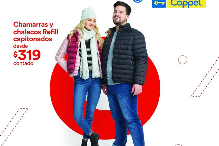 Chamarras y chalecos a los mejores precios