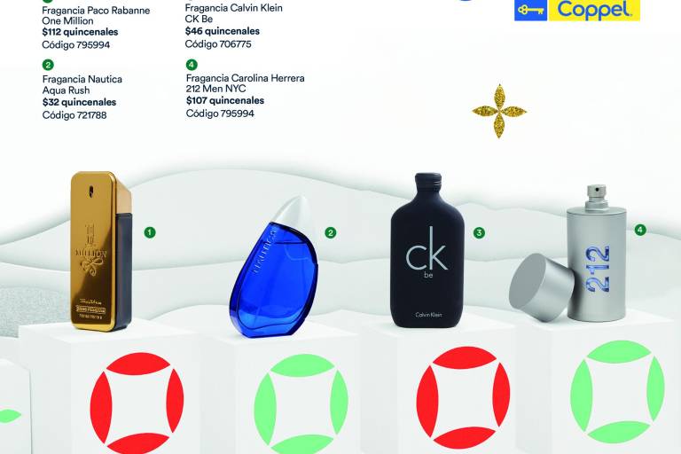 Busca en Coppel las mejores fragancias para regalar esta navidad