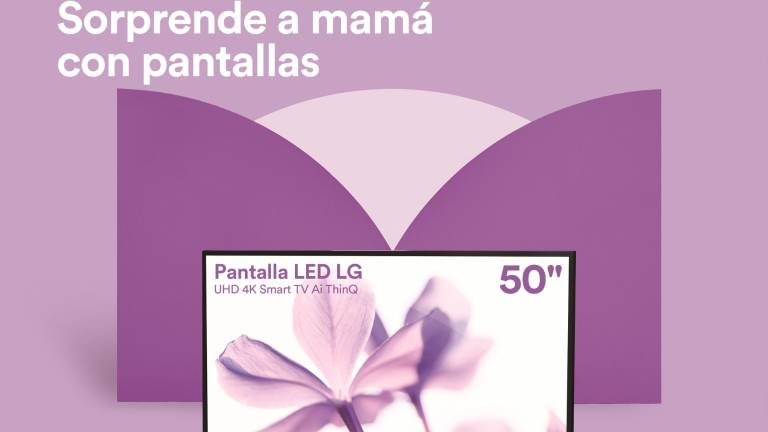 Sorprende a mamá con una pantalla