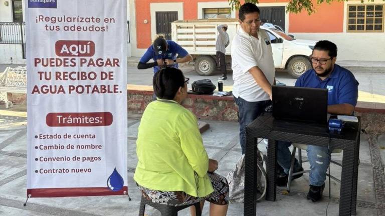Módulo de información y pago en la sindicatura de Agua Verde.