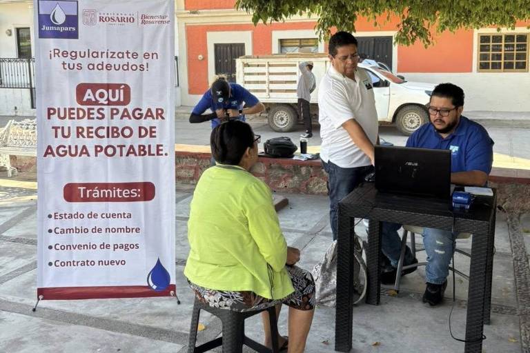 Gobierno de Rosario lleva cobro de predial y agua potable a la zona rural