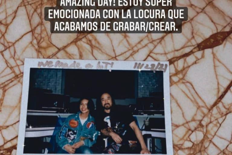 Ángela Aguilar prepara colaboración con el DJ Steve Aoki