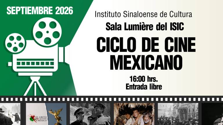 El ciclo incluye películas que abordan distintos periodos de la historia de México.