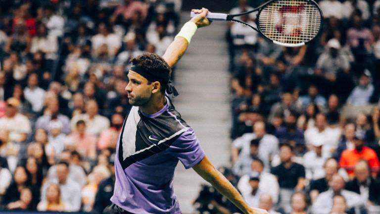 El tenista El búlgaro Grigor Dimitrov.