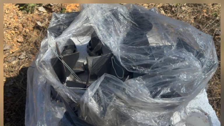 Personal militar localizó los artefactos que presuntamente serían utilizados por integrantes de la delincuencia organizada.