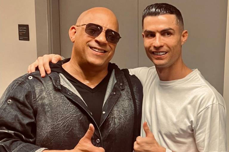 Vin Diesel y Cristiano Ronaldo.