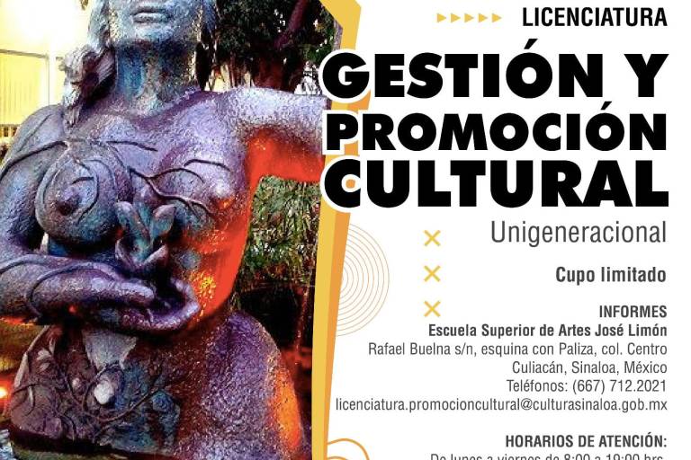 Invitan a Curso de Inducción a la Licenciatura en Gestión Cultural