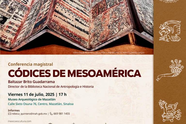 Compartirá Baltazar Brito narrativas indígenas de la conquista en su conferencia ‘Códices de Mesoamérica’