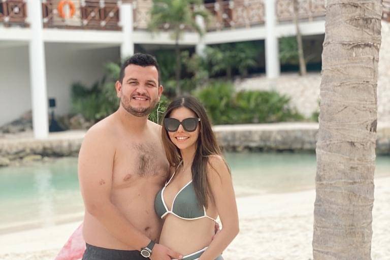 Edén Muñoz, de Calibre 50, será papá de nuevo