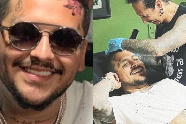 Se borra Christian Nodal el último tatuaje en honor a Belinda