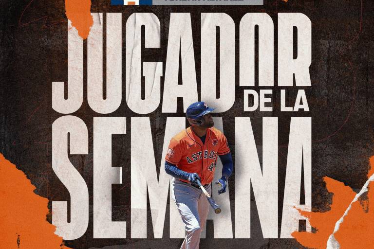 Yordan Álvarez es el Jugador de la Semana en la Liga Americana