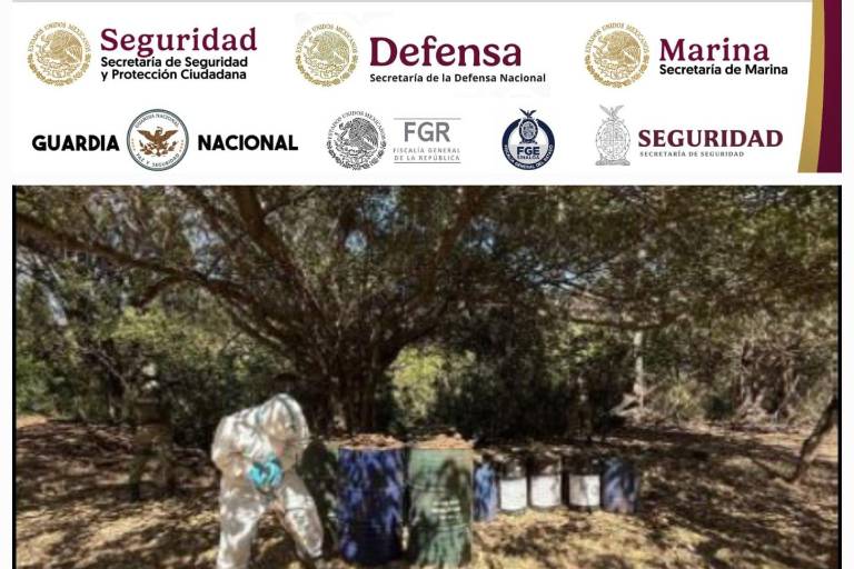 Inhabilitan 14 laboratorios para la elaboración de drogas en Sinaloa