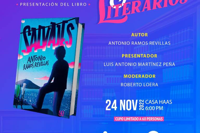 Invitan este jueves a la presentación de la novela ‘Los Salvajes’, de Antonio Ramos Revillas