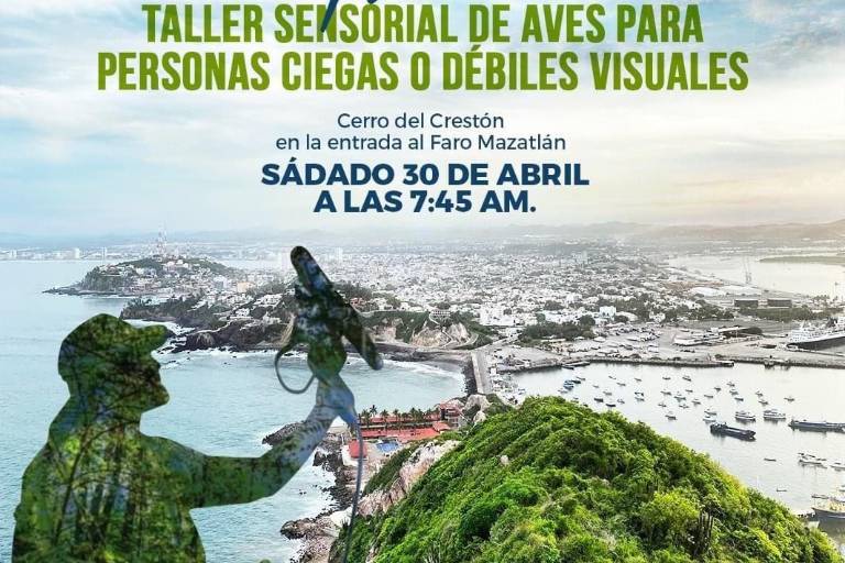 Parque Natural Faro Mazatlán y Birdwatching harán taller sobre aves para ciegos y débiles visuales