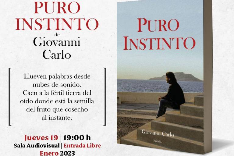 Se presentará el libro ‘Puro instinto’ de Giovanni Carlo, en el Museo de Arte Mazatlán
