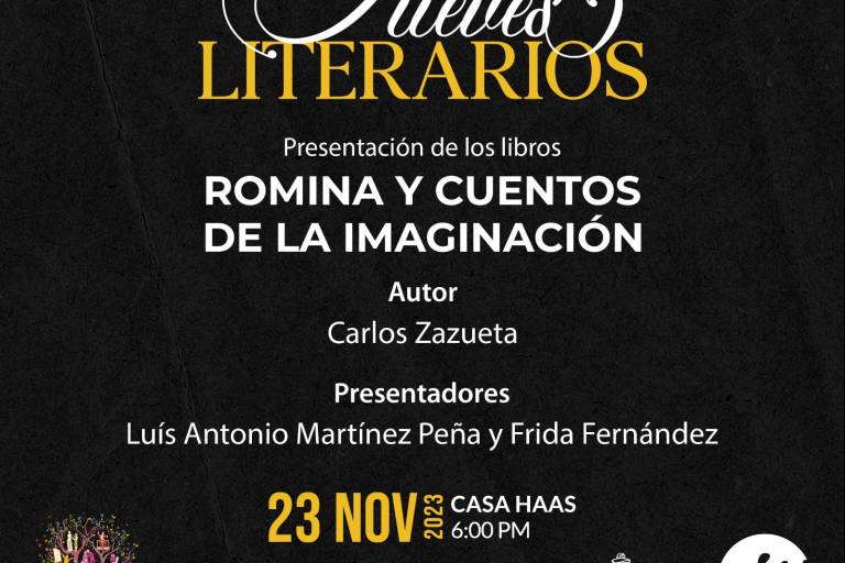 La literatura infantil de José Carlos Zazueta se presentará en Casa Haas