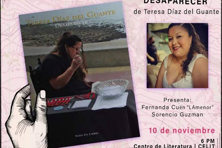 Presenta este viernes Teresa Díaz del Guante su libro ‘Desaparecer’