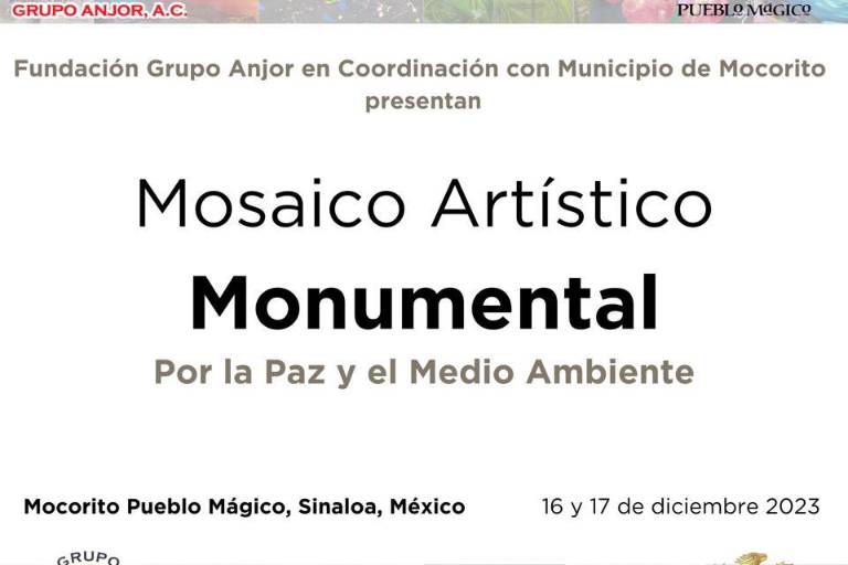 Inaugurarán la primera parte del ‘Mosaico Artístico más Grande de la Historia’ en Mocorito