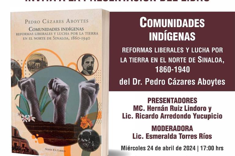 Contará Pedro Cázares la historia de yoris y yoremes en su lucha por la tierra