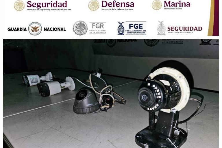 En Culiacán, retiran 4 equipos de videovigilancia de crimen organizado