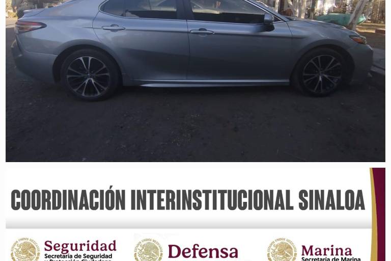 Aseguran dos vehículos robados en distintas colonias de Culiacán
