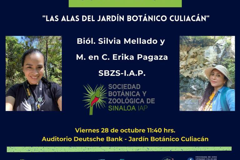 Invitan a Primer Festival sobre Aves Migratorias en Jardín Botánico Culiacán