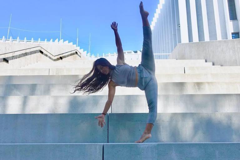 Este jueves, Danya González bailará en el Paseo de las Artes