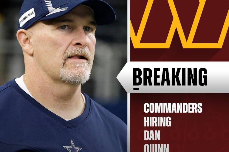 Los Commanders contratarán a Dan Quinn como nuevo entrenador en jefe