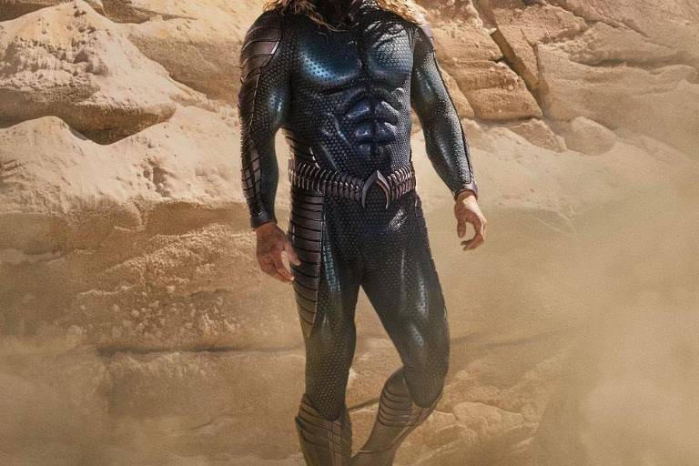 Presume Jason Momoa el nuevo traje de ‘Aquaman’