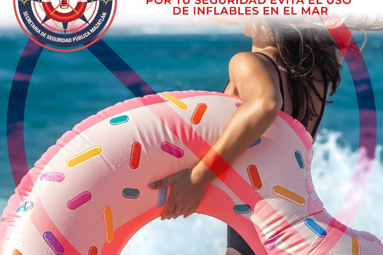 Por fuertes vientos y oleaje, restringen actividades en la zona de playa este domingo de Carnaval
