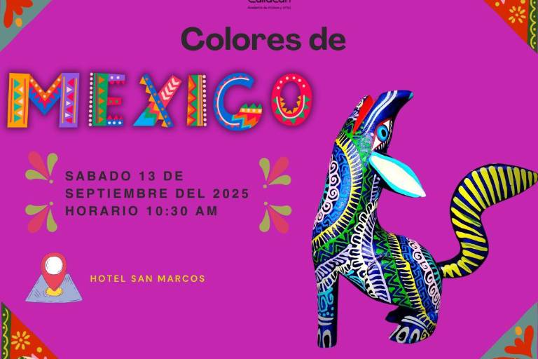 Invitan a la exposición de arte ‘Colores de México’, en septiembre